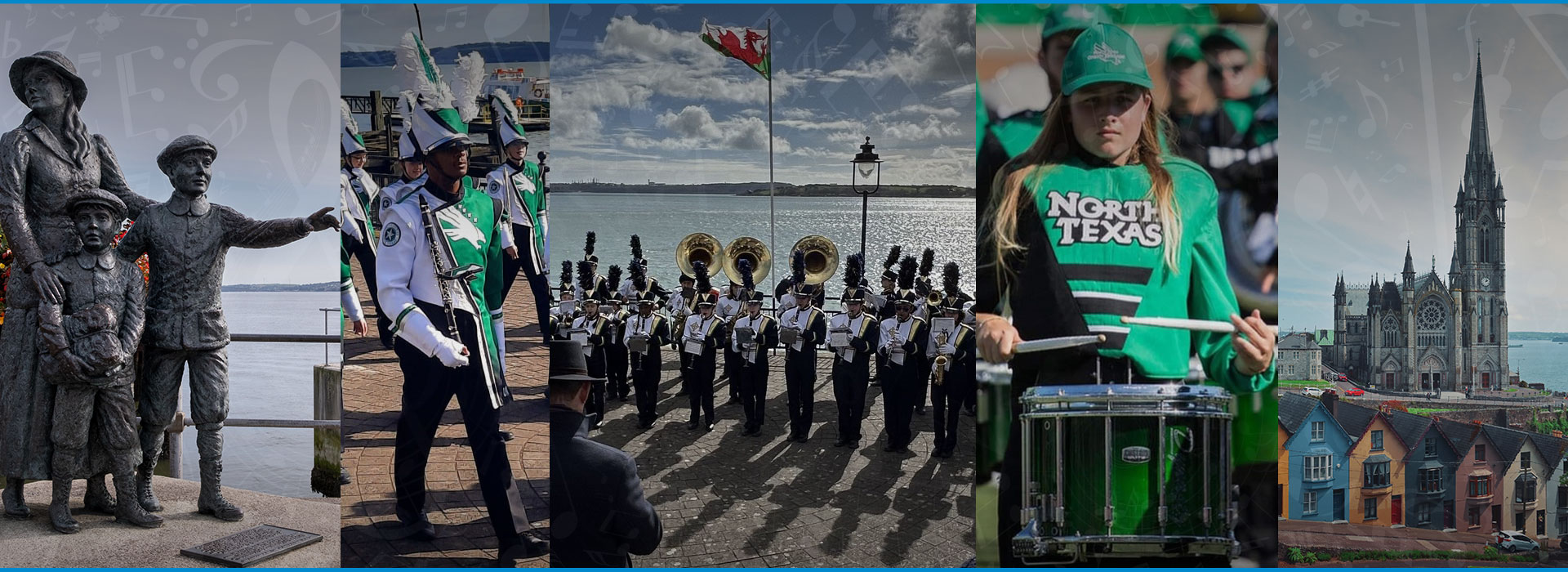 Cobh St. Partick's Day Parade Marching performance trips